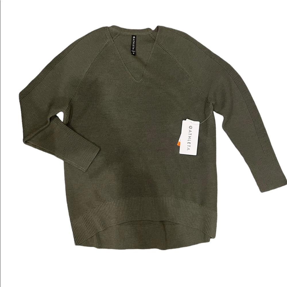 Athleta Hanover V-Neck Sweater